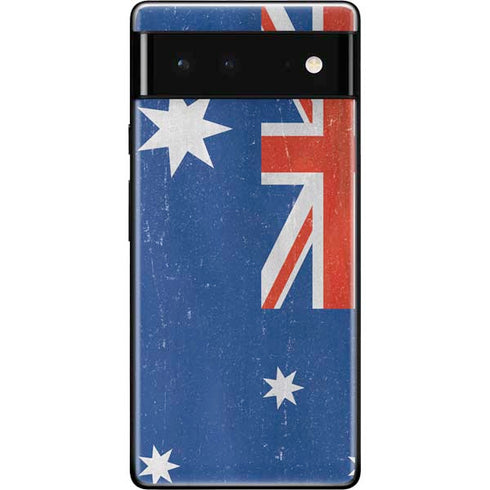 Australia Flag Distressed Google Pixel 6 Skin